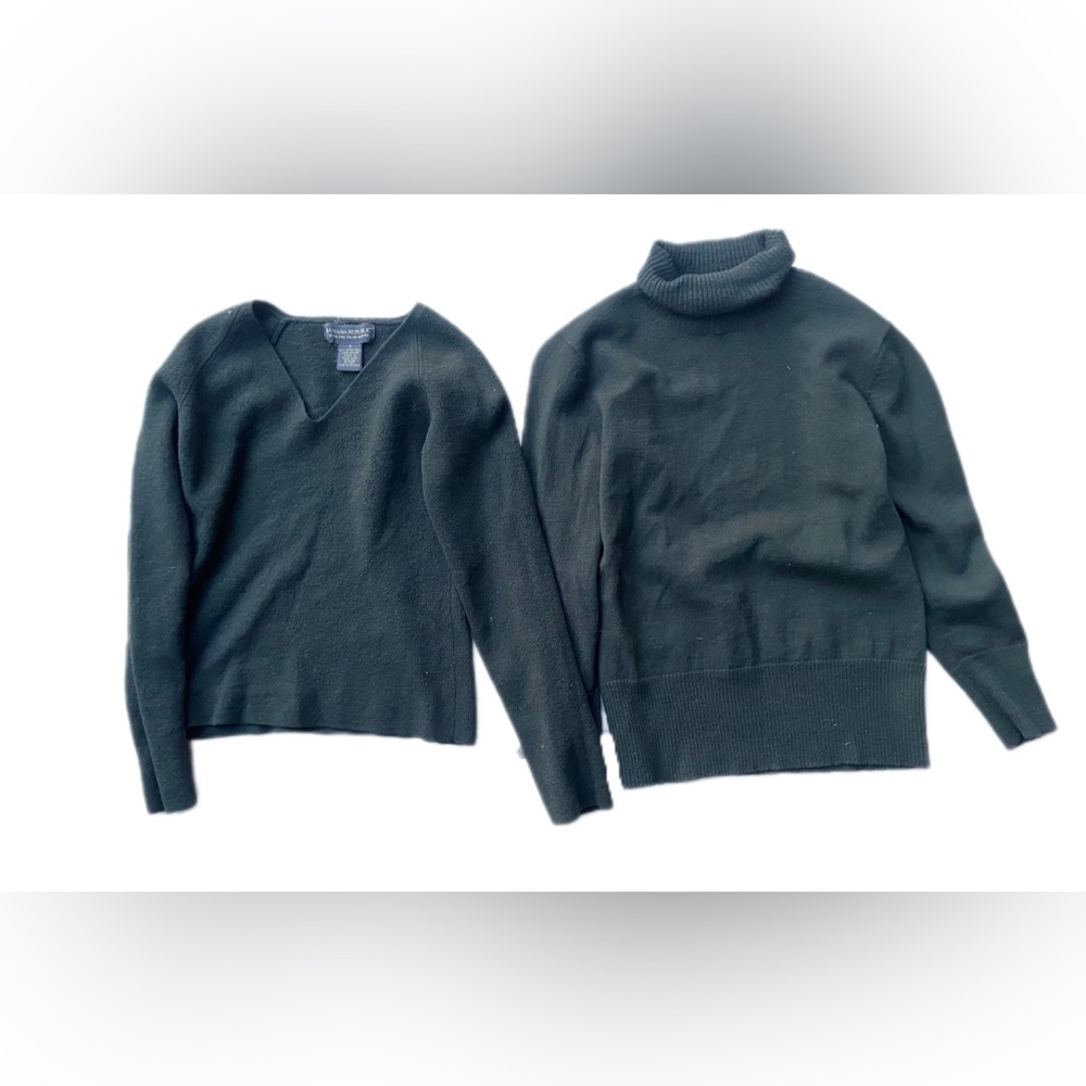 Banana Republic Extra Fine Italian Merino Bundle Dark Green